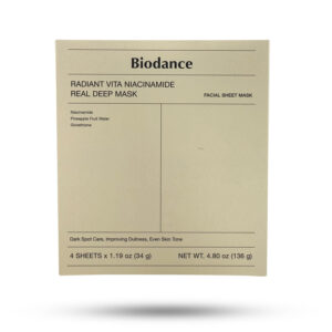 ماسک ورقه ای ضد لک و جوش نیاسینامید بایودنس