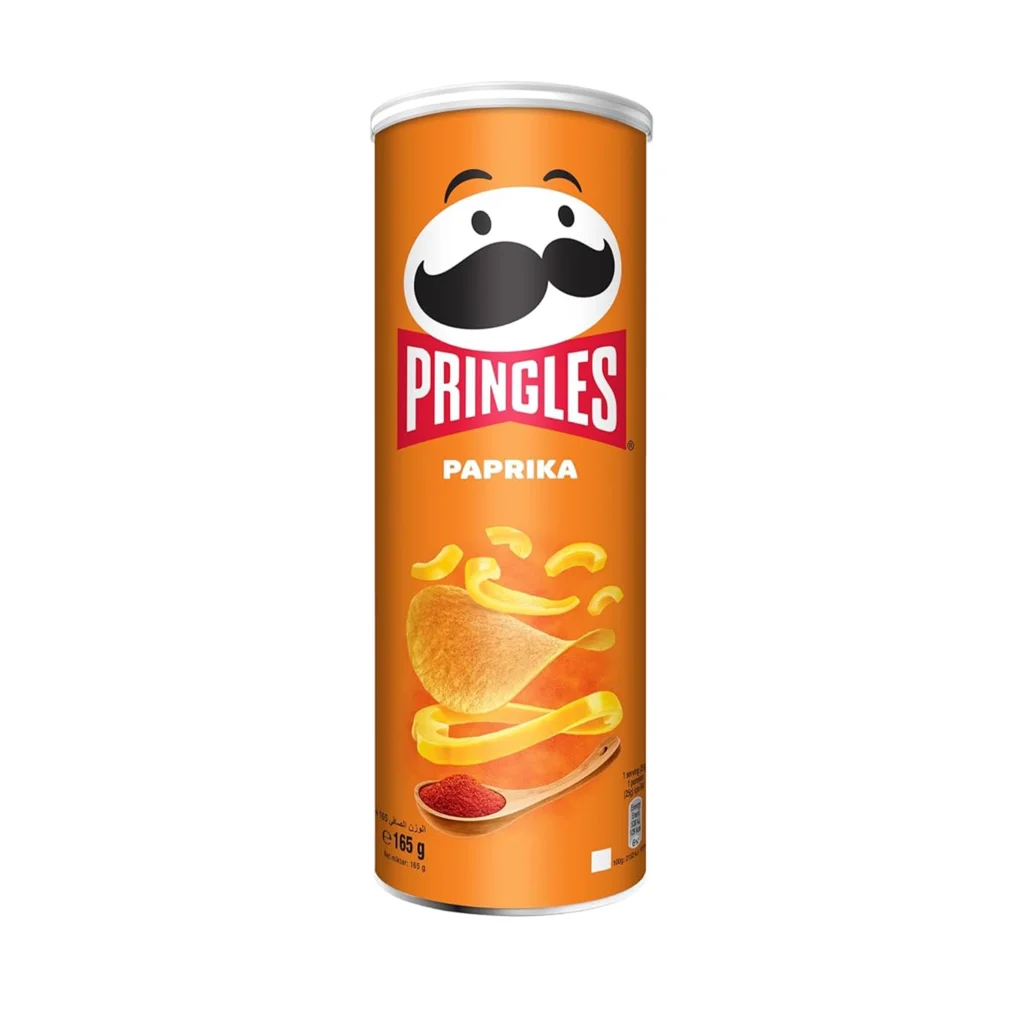 چیپس پرینگلز با طعم پاپریکا 165 گرمی pringles