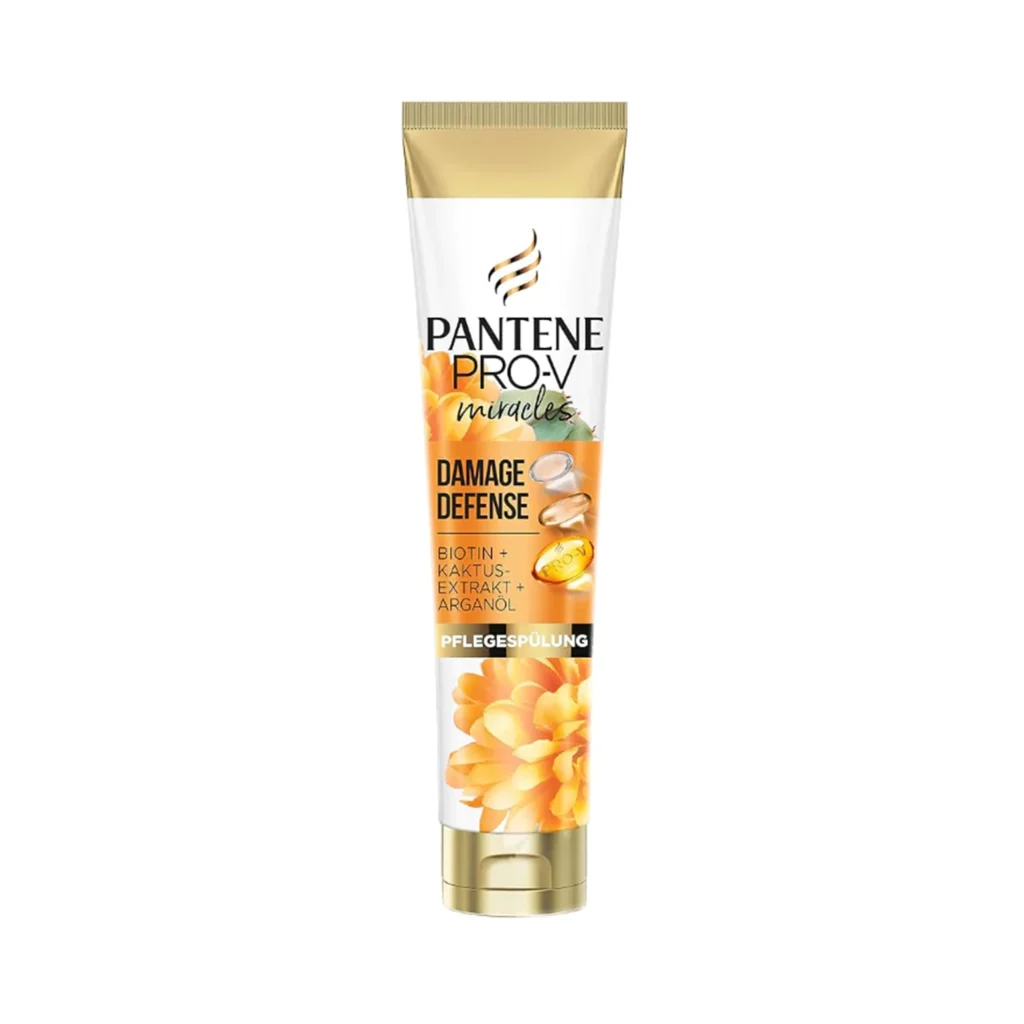 ماسک مو داخل حمام پنتن مخصوص مو های آسیب دیده مدل pantene pro-v damage defense حجم 160 میل